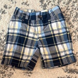 4/$20 🌱 Janie and Jack Checkered Shorts in Gray and Yellow
